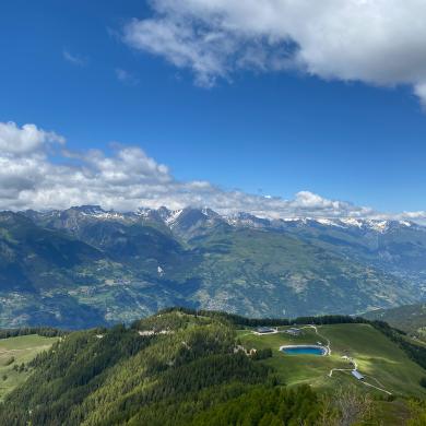 Trail à La Plagne