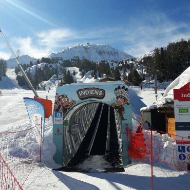 zone indien La Plagne