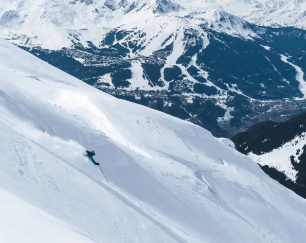 Raids en skis ! On s'évade en dehors des pistes_Montchavin-les-Coches