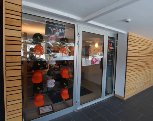 Vitrine du Club des Sports de la Plagne