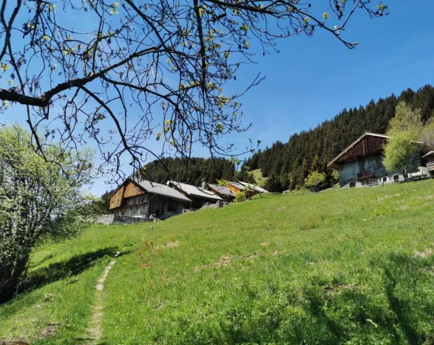 itinéraire Le Châtelard - Les Montagnettes