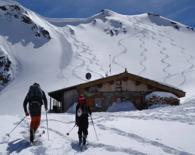 Sortie ski de randonnée avec le Bureau des Guides de Montalbert