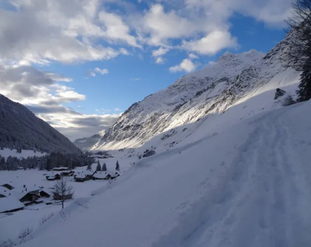 Itinéraire hiver des Teppes