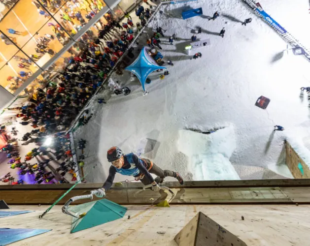 Championnat du monde d'escalade sur glace_Champagny-en-Vanoise