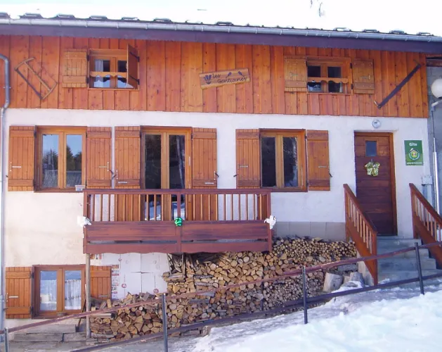 Chalet les Gentianes en hiver
