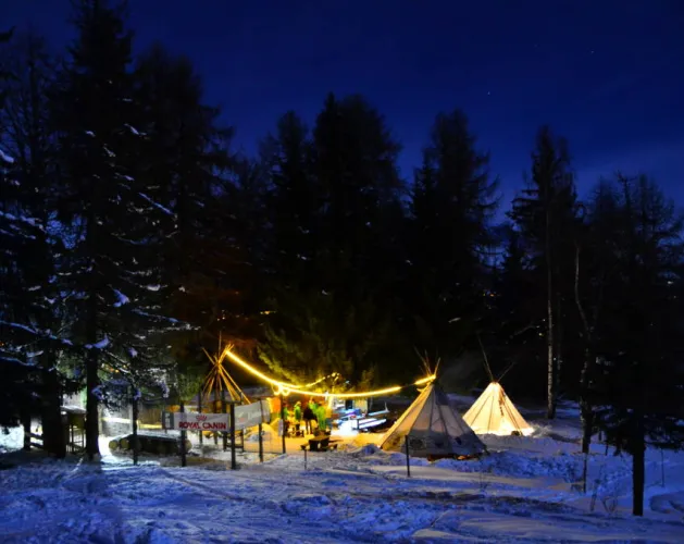 Soirée tipi