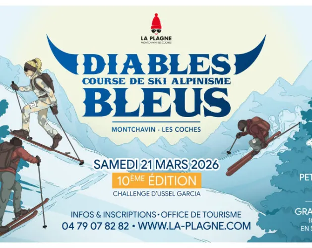 10e édition de la course de ski alpinisme "Les diables bleus"_Montchavin-les-Coches