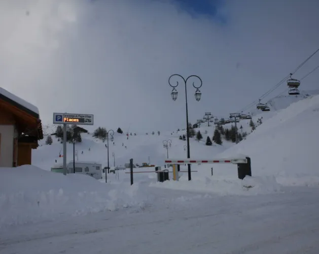 entrée du caravaneige