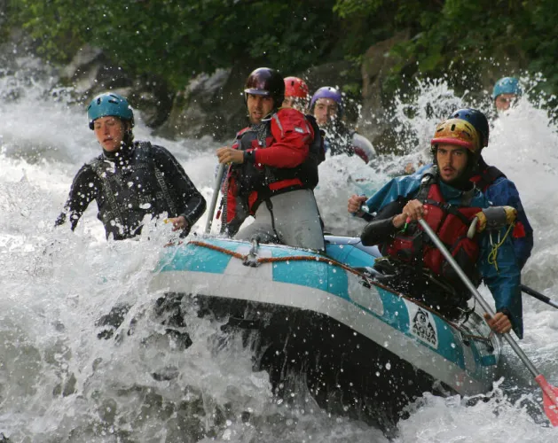 rafting sur le Doron de Bozel