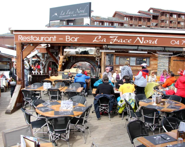 Terrasse restaurant la Face Nord