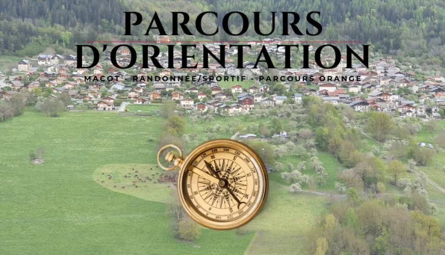 Parcours d'orientation randonnée et sportif sur Macot - parcours orange