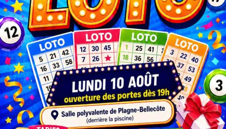 Loto des commerçants de Plagne Bellecôte_La Plagne