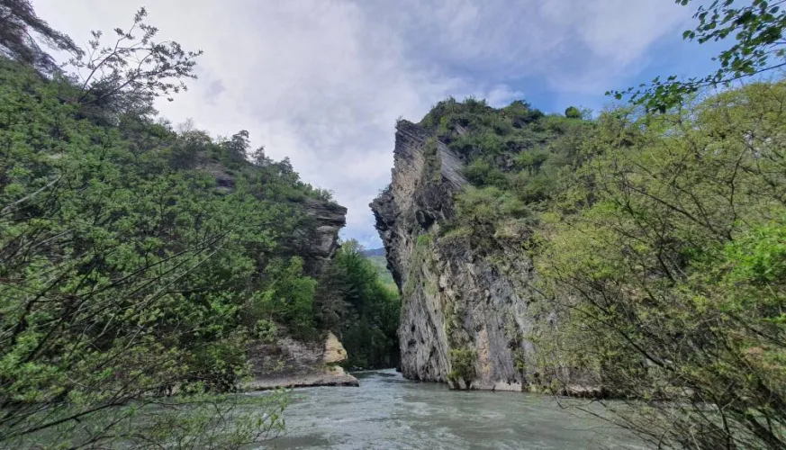 Passage vers le saut de la Pucelle