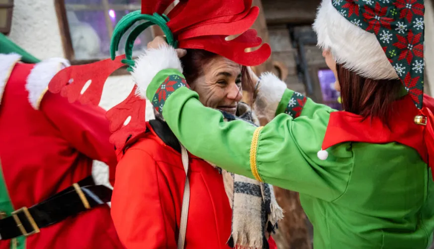 Mini show des lutins et bal des rennes_La Plagne