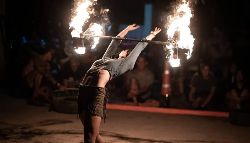 Spectacle de feu du 14 Juillet !_Montchavin-les-Coches