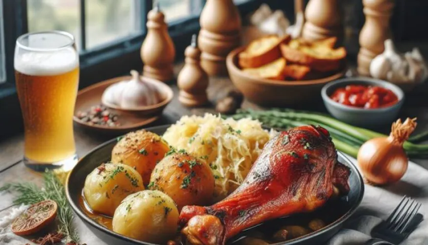 Choucroute à l'auberge_La Plagne Tarentaise