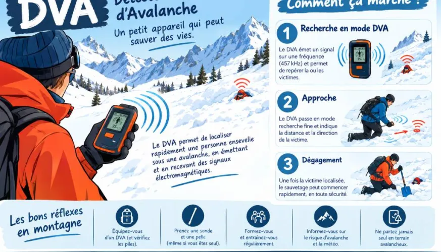 Initiation secours en montagne/DVA | ESF_Montchavin-les-Coches