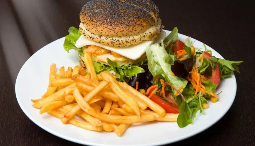 Burger à l'Auberge_La Plagne Tarentaise