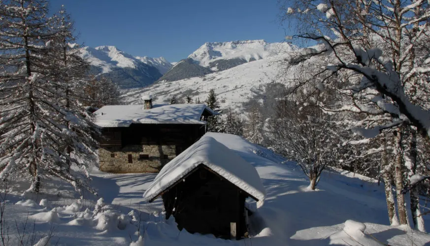 Itinéraire raquette "Montchavin-Les Coches par Praz Salvard"