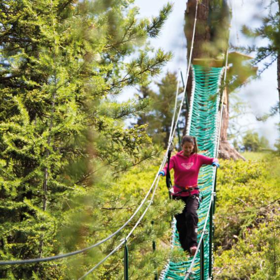 Accrobranche à La Plagne