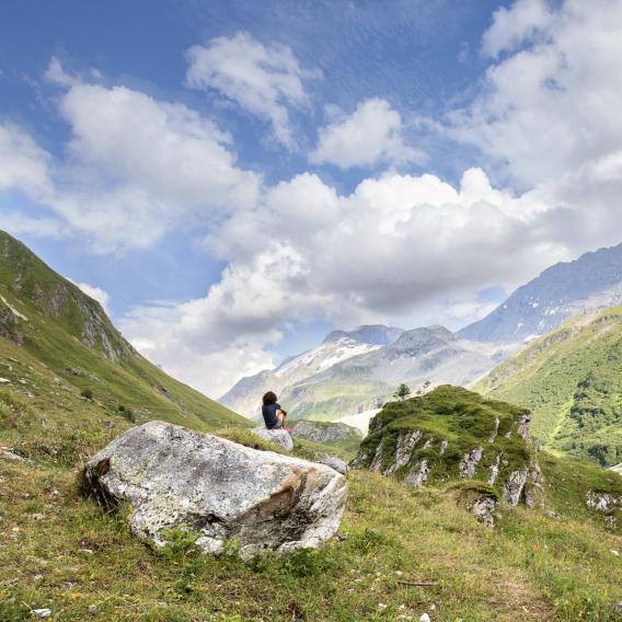 Randonnée dans le Parc de la Vanoise à La Plagne