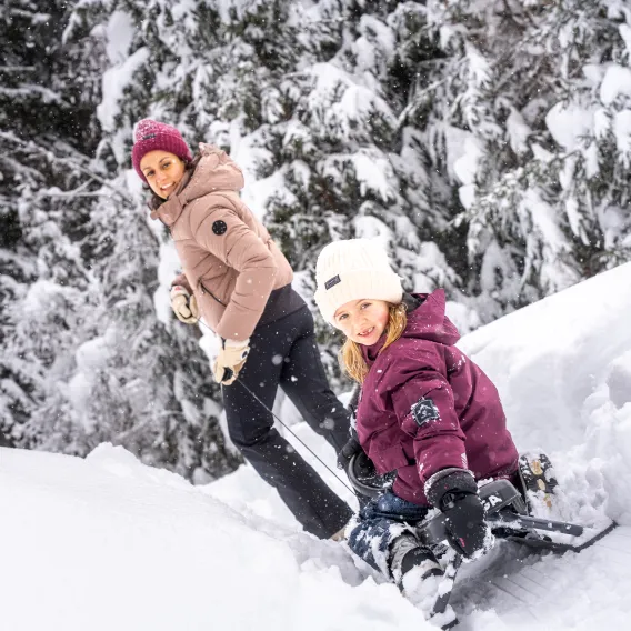 Balade en famille en forêt
