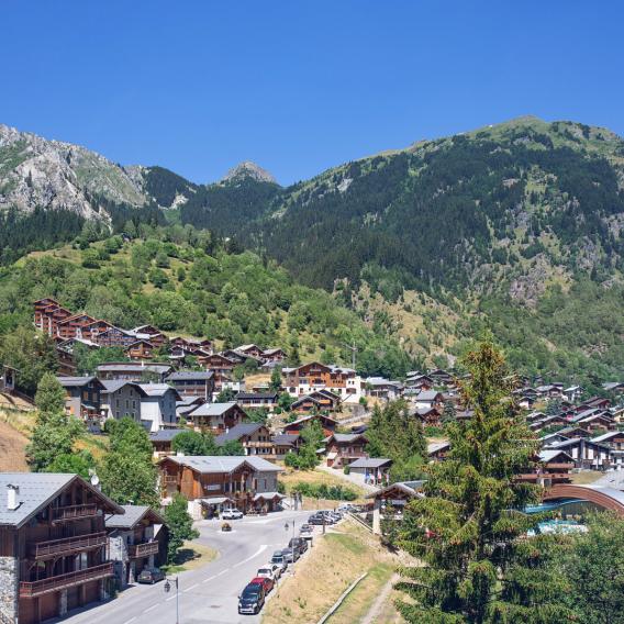 Village de Champagny en été