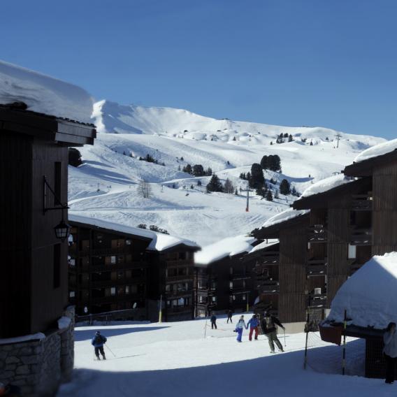 Village et piste de Belle Plagne