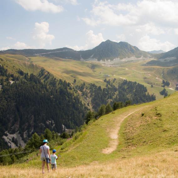 Dou du Praz à La Plagne en été