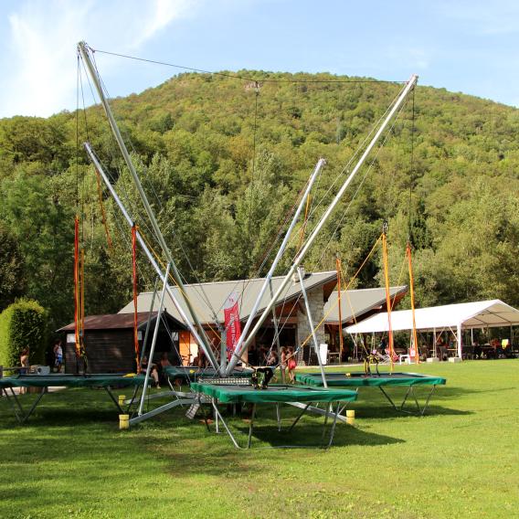 Trampoline Base de loisirs des versants d'Aime