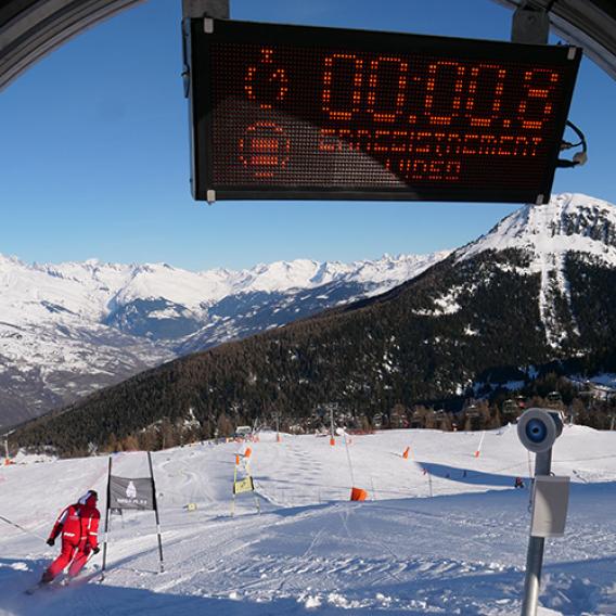 mini Super Slalom chronométré à La Plagne