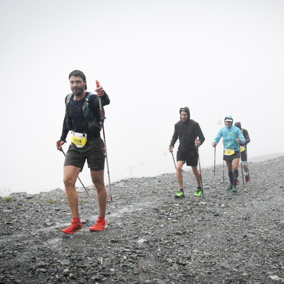 6000D à La Plagne coureur