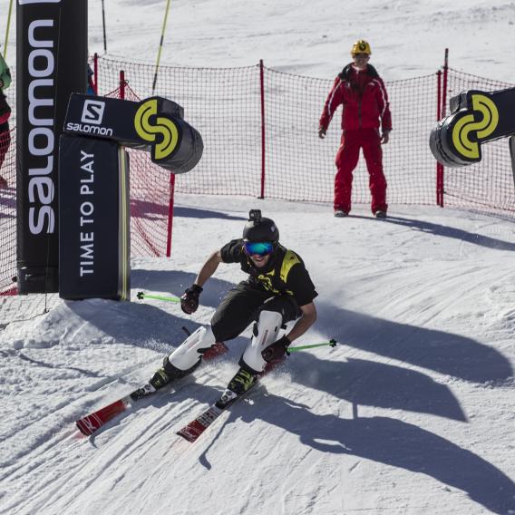 Super Slalom course La Plagne