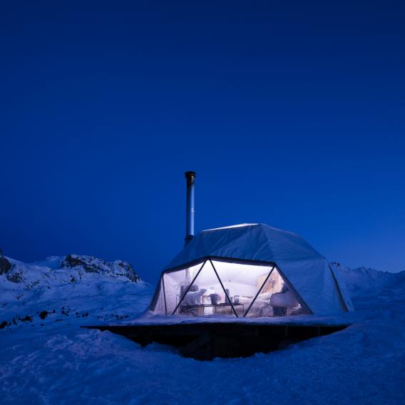 Nuit insolite dans un igloo La Plagne