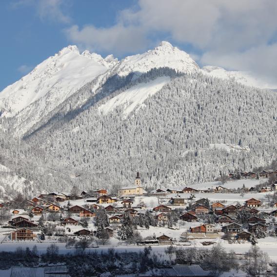 La Côte d'Aime en hiver