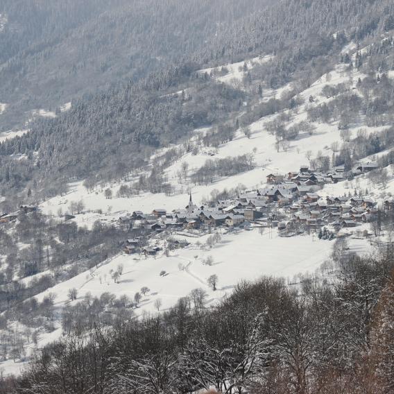 Valezan en hiver