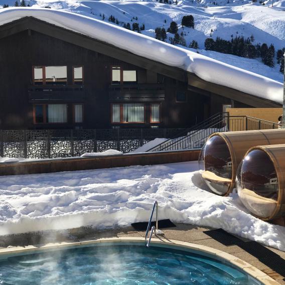 Deep Nature bains & spa La Plagne en hiver