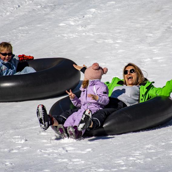 Champagny activité en famille