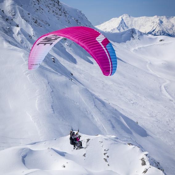 parapente hiver