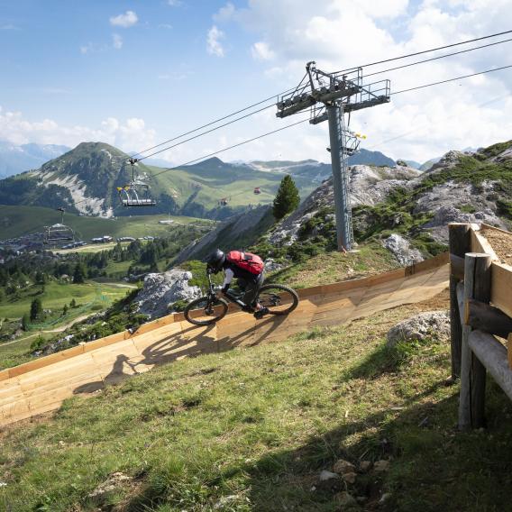 Module du Colorado Bike Park à La Plagne