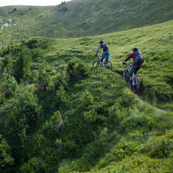 VTT à La Plagne