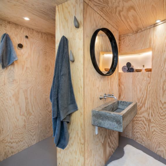 La Plagne Sky House Cabine salle de bain