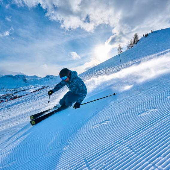 First track La Plagne