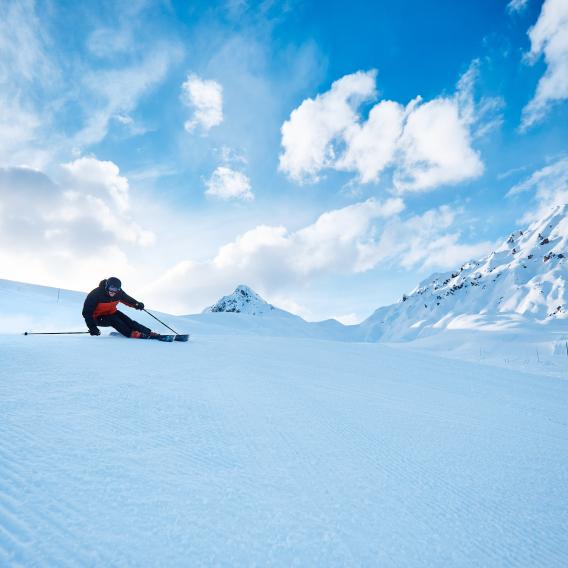 First track La Plagne