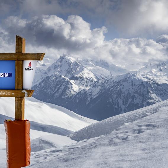 Piste Geisha, La Plagne, Champagny en Vanoise