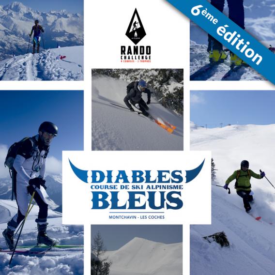 Diables bleus, course de ski alpinisme à La Plagne
