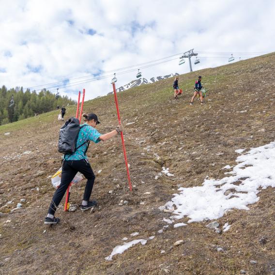 Ramassage de déchets La Plagne