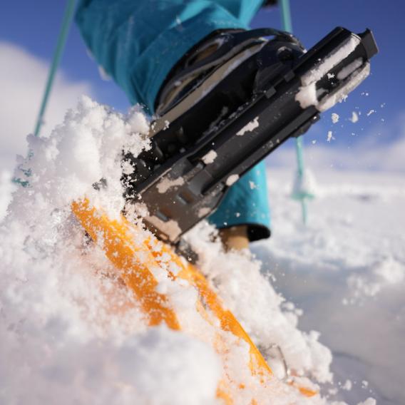 Raquettes dans la poudreuse à La Plagne