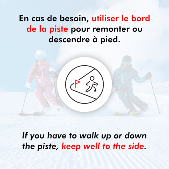 Les 10 règles de l'usager des pistes