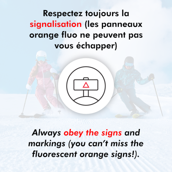 Les 10 règles de l'usager des pistes